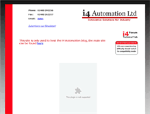 Tablet Screenshot of i4automation.net